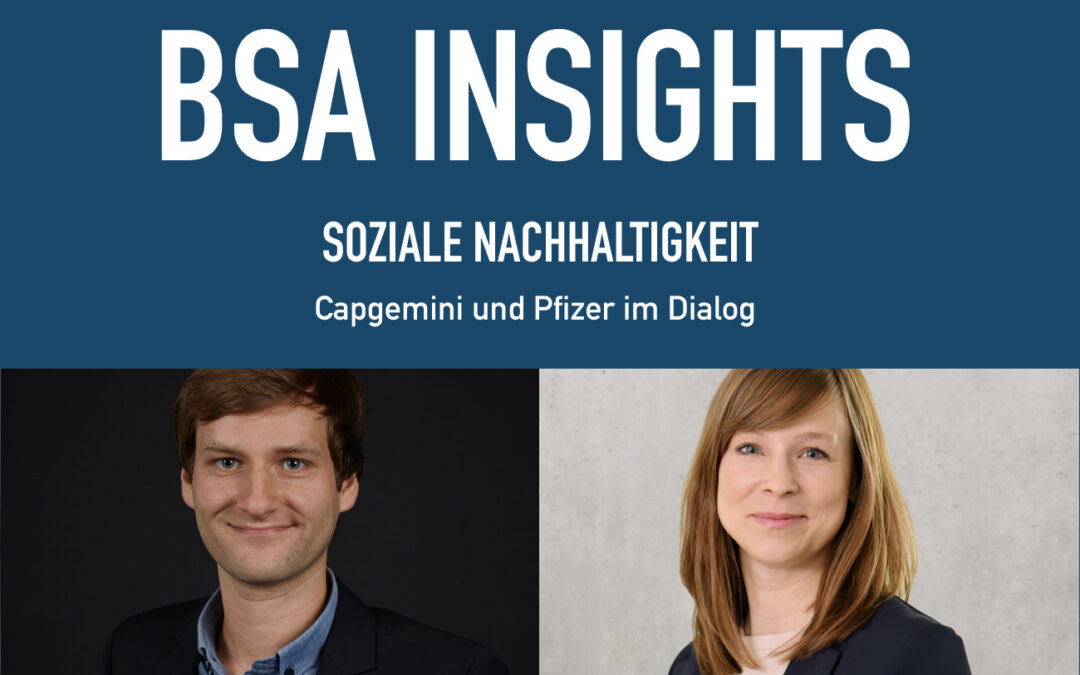 Soziale Nachhaltigkeit – Capgemini und Pfizer im Dialog